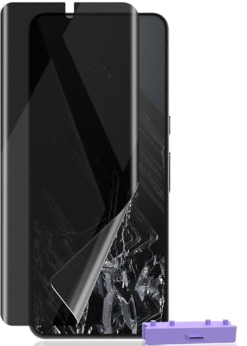 Zerrshoo Protector de Pantalla para Google Pixel 8 Pro, Privacidad Película Protectora 1 Piezas [No es de Cristal Templado], Anti-Espía, Anti-Arañazos, Cobertura Completo, Instalación Fácil
