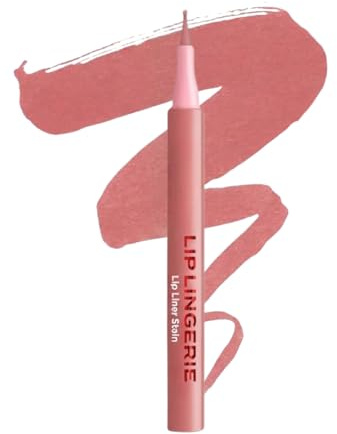 Rose Pink Nude Lip Liner Pen, Precision Felt Tip Lip Contour Stain, Lipliner, Lip Liners, 3‑in‑1 Definition Tool with Satin Finish for Daily Smooth Lip Fill