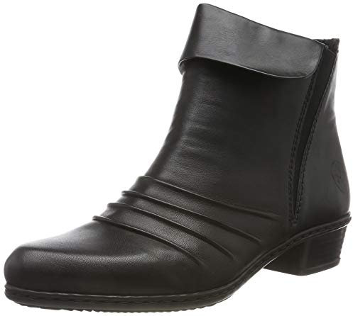 Rieker Damen Y07H4 Stiefeletten, Schwarz (schwarz/schwarz / 00 00)