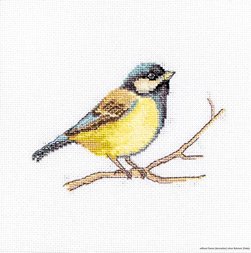 Luca-S B1155 Big Tit Cross Stitch Kit - Cotton, Multicoloured, 11.5 x 8 cm