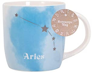 YöL Horoscope Zodiac Mug 12 oz Coffee Tea Cup Birthday Month Present Aries