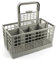 Premium Universal Besteckkorb Spülmaschinenkorb passend für AEG, Bosch, Bauknecht, Gorenje, Miele, Neff, Privileg, Siemens, Whirlpool, Zanussi, uvm. Geschirrspüler | Maße: 24 x 14 x 24,5 cm | Zubehör