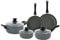 Velker - batteria da cucina a induzione 8 pezzi - kit pentole a induzione con rivestimento antiaderente adatto a tutti i piani cottura. Set pentole cucina