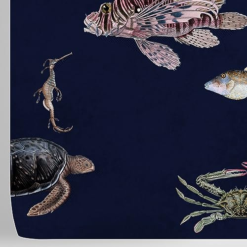 WALLPAPERS 4 BEGINNERS W4B Fototapete Tropische Fische, einfach anzubringen, 8 Blätter, 70 x 100 cm, ideal für Wände und Möbel, geeignet für Zuhause oder professionelle Umgebungen, hergestellt in