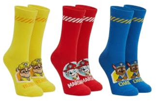 ONOMATO! Paw Patrol Kinder Jungen Socken Set 3 Paar