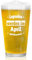 Joymaking Bierglas Geschenk für Männer - Geburtstagsgeschenk im April, Lustige Geschenke für Papa, Freund, Mitarbeiter, Sohn, Opa - 15oz