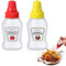 - Recipiente para salsas - Botellas pequeñas de 25 ml para salsas, recipientes para aliños | Dispensador de aliños portátil para picnic con tapón de rosca, especias, organización, utensilios de cocina