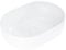 Eridanus Vitreous China Washbasin, Rectangular White Gloss Ceramic Basin for Bathroom Countertops, Perfect for Cloakroom Vanity Sinks, 480 x 340 x 145mm