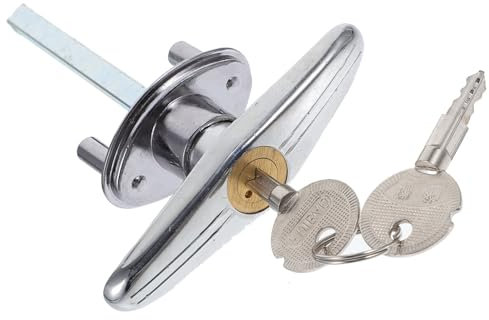 Angoily Garage Door Lock and Shed Door Lock T-Handle Locking Kit Copper Core Steel Wire for Barn and Emergency Release Compatible