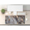 Woutay Gaming Mouse Pad,Black Grey Gold Marble,Non-Slip Desk Pad Desk Protector Mat