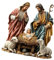 Harilla Weihnachtskrippe-Figur, Krippen-Set mit Figur, religiöse Skulptur, Weihnachtsdekoration für Heimdekoration, Regal