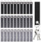 Hnonoxy 30 Stück Filz Schlüsselanhänger Schlüsselring mit Filzanhänger, 13 x 3 cm Filz Schlüsselbänder für Basteln DIY Auto Schlüssel Geschenk Schule Wohnung Büro, Schlüsselanhänger für Damen