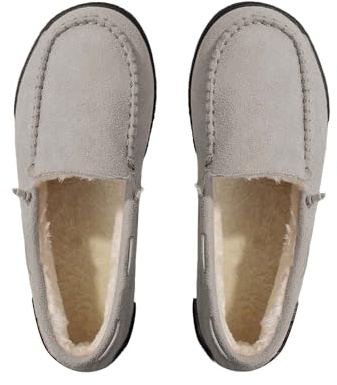cfpqv Loafer - Scarpe invernali da donna, foderate, calde, basse, per il tempo libero, da lavoro, scarpe da donna, scarpe da barca
