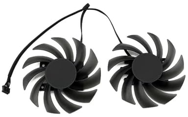 LXCOZED 2 Teile/los CF-12915S RTX 2060 GPU Fan, FÜR INNO3D GTX 1660 Spuer, TI, für Zwarte für Goud für Extreme Video Karte lüfter
