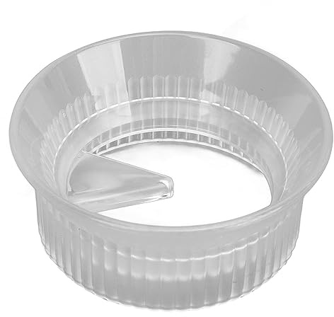 Moka - Distributore di caffè Splash Proof dosatore dosatore a imbuto per singolo e due valvole Moka (trasparente per tre 150 ml)