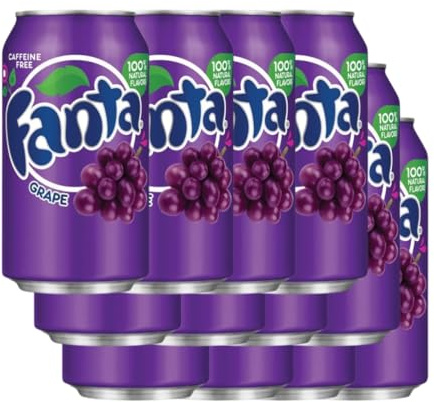 Fenta Grape (USA) 12er-Pack (12 × 355ml Dose) – US-Version – inkl. Pfand