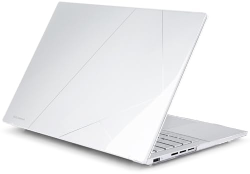 Batianda Crystal Clear Case for ASUS ZenBook 14 OLED 2024 2025 | Fits Model UX3405M / UX3405C / UM3406, Transparent Hard Shell Laptop Cover, Ultra Thin Anti-Scratch Protective Skin