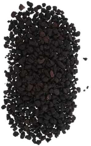 DOITOOL Pierre Décorative Noire en Roche Ignée pour Plantes Succulentes et Cactus, Légère et Anti-pourriture des Racines, pour Vase et Jardinières au Bord de Fenêtre