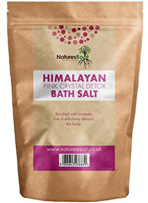 Natures Root Himalayan Pink Crystal Detox Bath Salt 1 kg