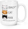 Crazy Chat Homme 15oz Grande Tasse Mug