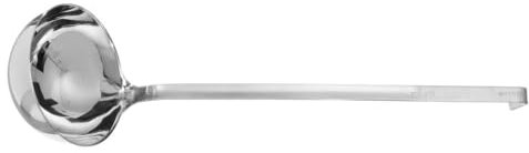 HENDI Schöpfkelle, tropfenfrei, Stück gemäß den HACCP, Dicke 2,7mm, Schöpflöffel, Suppenschöpfer, 1,0L, ø165x480mm, Edelstahl