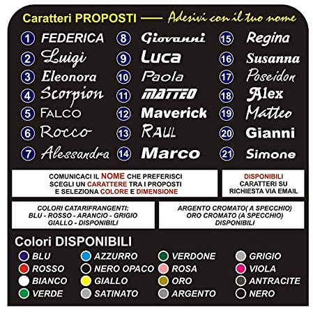 3 ADESIVI NOME per bici da corsa mountain bike casco elemetto vetrina saldi decals