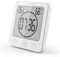 FXxswey LCD Numérique Horloge De Douche, Horloge De Salle De Bains Imperméable Douche Horloge Minuterie Température Humidité Mur Douche Horloge Cuisine Minuteur(Blanc-1)