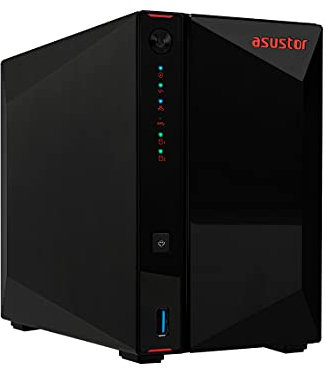 Asustor Nimbustor Netzwerkspeicher AS5202T 2 GB NAS 2 TB (2 x 1 TB) Ironwolf 4To