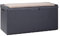 Toomax Aufbewahrungsbox für den Garten, mit Sitz und Kissen, Deckel mit Kolben, Holz-Finish, Maße 123 x 54 x 59 cm, 340 l, Anthrazit