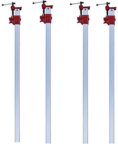 Wheels N Bits Collier de serrage en aluminium anodisé argenté à dégagement rapide, étau réglable, 122 cm, 1135 mm