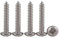 Drenky Vis Autotaraudeuses à TêTe Bombée 100 Pièces M5 X 20 Vis En Inox Terrasse Vise à Bois Cruciformes En Acier Inoxydable 304 Filetage Complet Fixations
