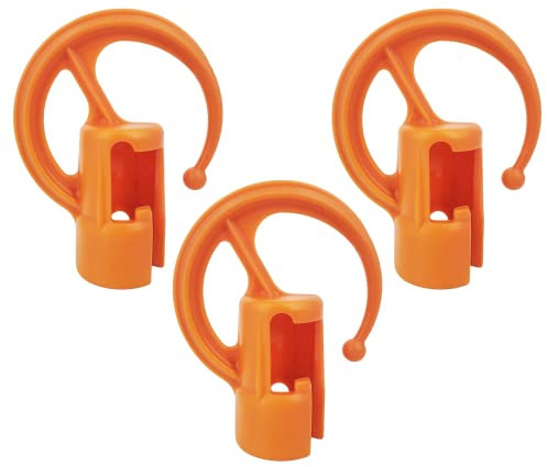 DAULT American-Made Heavy Duty Garage Storage Hooks for Stihl Kombi Attachments | Tool Organizer Hangers | Wall Mount Utility Hooks | Set of 3 | Made in U.S.A. (Patented)