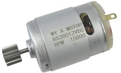CHANCS Magnetischer Mini-Elektromotor, 380 Gleichstrom, 12 V, 15000 U/min, für DIY-Spielzeug, Autos, DIY, Hobby-Fernbedienung