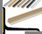(9,49EUR/m) NALine Abschlussprofil | 22 x 15 x 1000 mm | sand eloxiert | Innenwinkel Treppenbelag | Bodentiefe Fenster oder Balkon Abschluss | Sockelprofil | Wandabschlussleiste