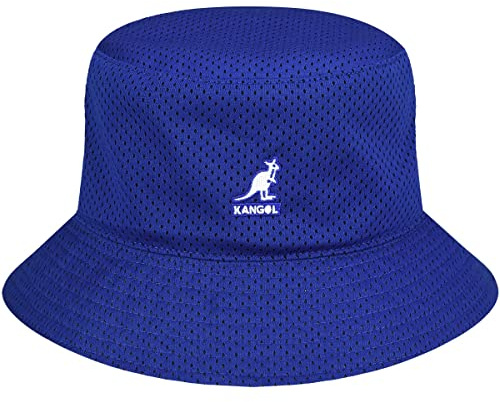 Kangol Coordinates Bucket Wendehut Fischerhut Anglerhut Sommerhut Sonnenhut Stoffhut Damen/Herren - mit Futter Sommer Frühling-Sommer - L (58-59 cm) Royalblau