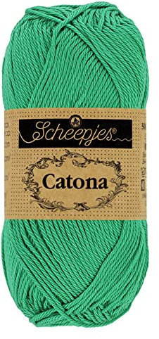 Scheepjes - Scheepjes Catona 241 Parrot Green Yarn - 10x50g