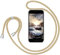 FMPCUON Coque Compatible avec Oppo A74 5G/A54 5G pour téléphone Portable avec Cordon, Lanyard Case Holder Ultra Mince Transparente TPU Bumper Etui Housse Coquille + Verre trempé