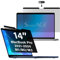 SenseAGE Magnetischer Privatsphäre-Bildschirmschutz für MacBook Pro 14 Zoll (2021-2023 M2 M3 M3 Pro/Max) mit WebcamSchiebeabdeckung, Bläschenfrei, Blendschutz
