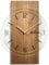 FLEXISTYLE Wanduhr groß Geometrisch 40cm ohne tickgeräusche Holz holzoptik Wohnzimmer jugendzimmer (Eiche/Transparent)