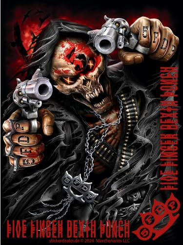 Five Finger Death Punch Aufkleber to Match ca. 13x10 cm Sticker Bands Musik