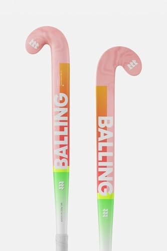 BALLING Crosse de hockey junior 10 Midbow, hockey, hockey sur gazon, enfants, juniors (rose, 81,3 cm)