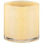 blomus Windlicht -SAGA- | Kerzenhalter aus Glas | Farbe Vanilla | Größe S | Ø8 x 8,5H cm | für Innen- und Außendekoration
