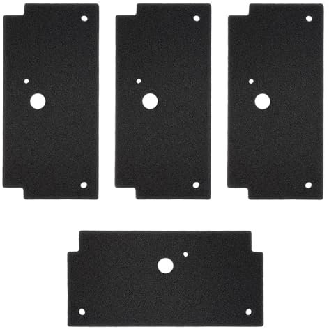 4 Stück 12022801 Schwammfilter Trockner Filter Wäschetrockner Sockelfilter Schwammfilter Filtermatte Schaumstofffilter Schwamm Filter Ersatz für Bosch Siemens in Wärmepumpentrockner