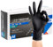 ALWIDA Nitrile Gloves - Nitrile Throwaway Gloves | Black Pearl Nitrile Examination Gloves | Powder And Latex Gloves | Food Safe Nitrile Gloves | 100X Nitrile Gloves For Cooking Household