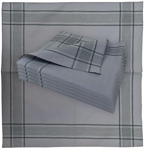 ggm Bundeswehr Stofftaschentücher Herren Taschentücher Stoff 100% Baumwolle Größe 50x50 cm (6 Stück)