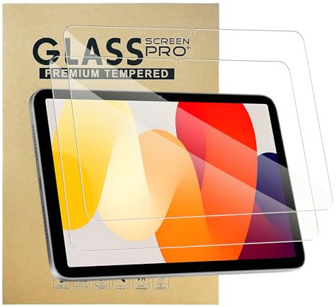 Lupxiu Paquete de 2 protectores de pantalla de vidrio templado para Xiaomi Redmi Pad SE 2023 (11 pulgadas), sensible al tacto, antihuellas, protector de pantalla
