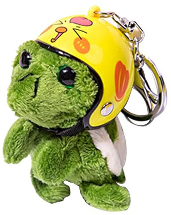 Monchichi Schildkröte Kuscheltier Schlüsselanhänger für Tasche - Plüsch Glücksbringer für Mädchen und Kinder Mit Turtle Rucksack Anhänger