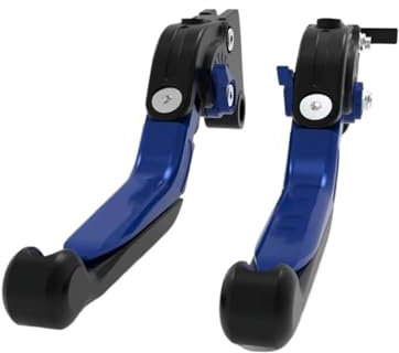 Bremshebel Für Aprilia Für RS4 Für 125 Klappbare Ausziehbare Bremskupplungshebel Motorrad Aluminium Einstellbar Bremshebel Klappbarer Kupplungshebel(Black blue)