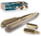 Cecotec Plancha de Pelo con Aire AirLisse 2in1 ForceDry Champagne. 1000W, Flujo de Aire 19,7m/s, 2 Cabezales Imantados, Sin Frizz, Función Plasma, Motor Brushless, 4 Temperaturas y 2 Velocidades