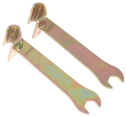 2 herramientas de bloqueo de palanca de taco, herramientas de conducto, clip 2 en 1, llave de abrazadera resistente, placa de tarjeta de tubo de viento para conductos de aire y otros conductos